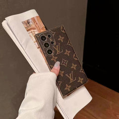 Vintage Leather Embossed Samsung Case