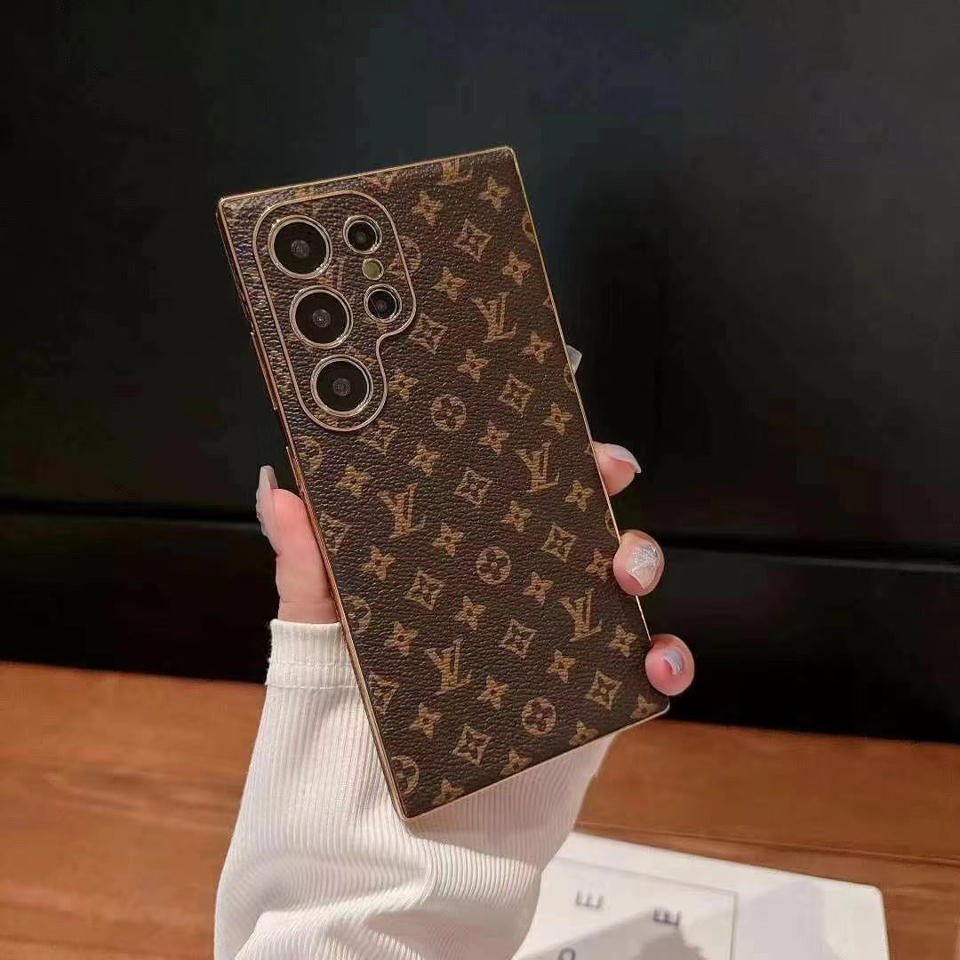Vintage Leather Embossed Samsung Case