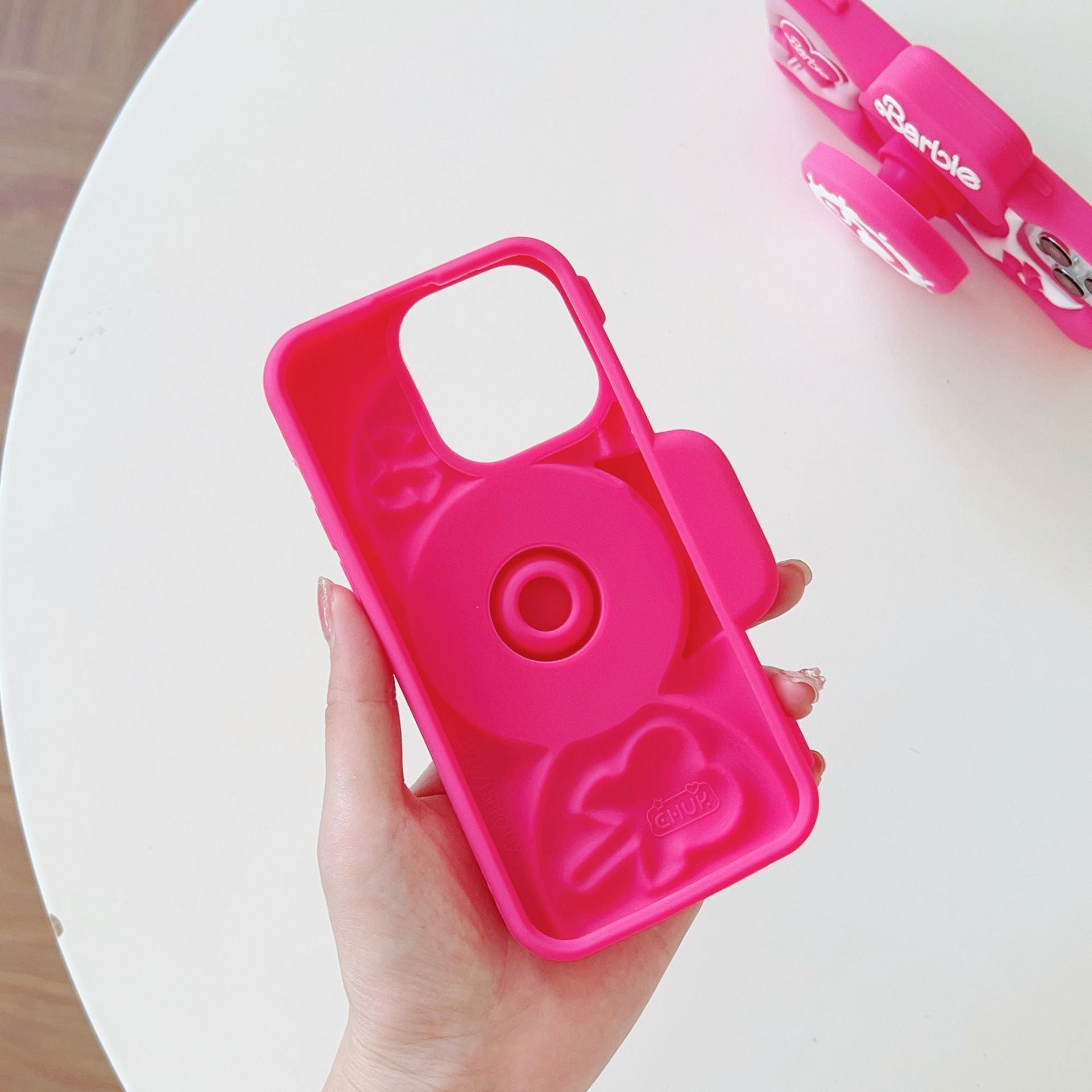 Lovely Pink Silicone Camera Case