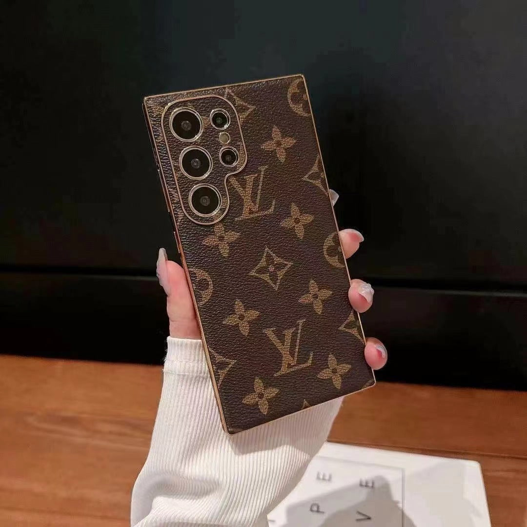 Vintage Leather Embossed Samsung Case