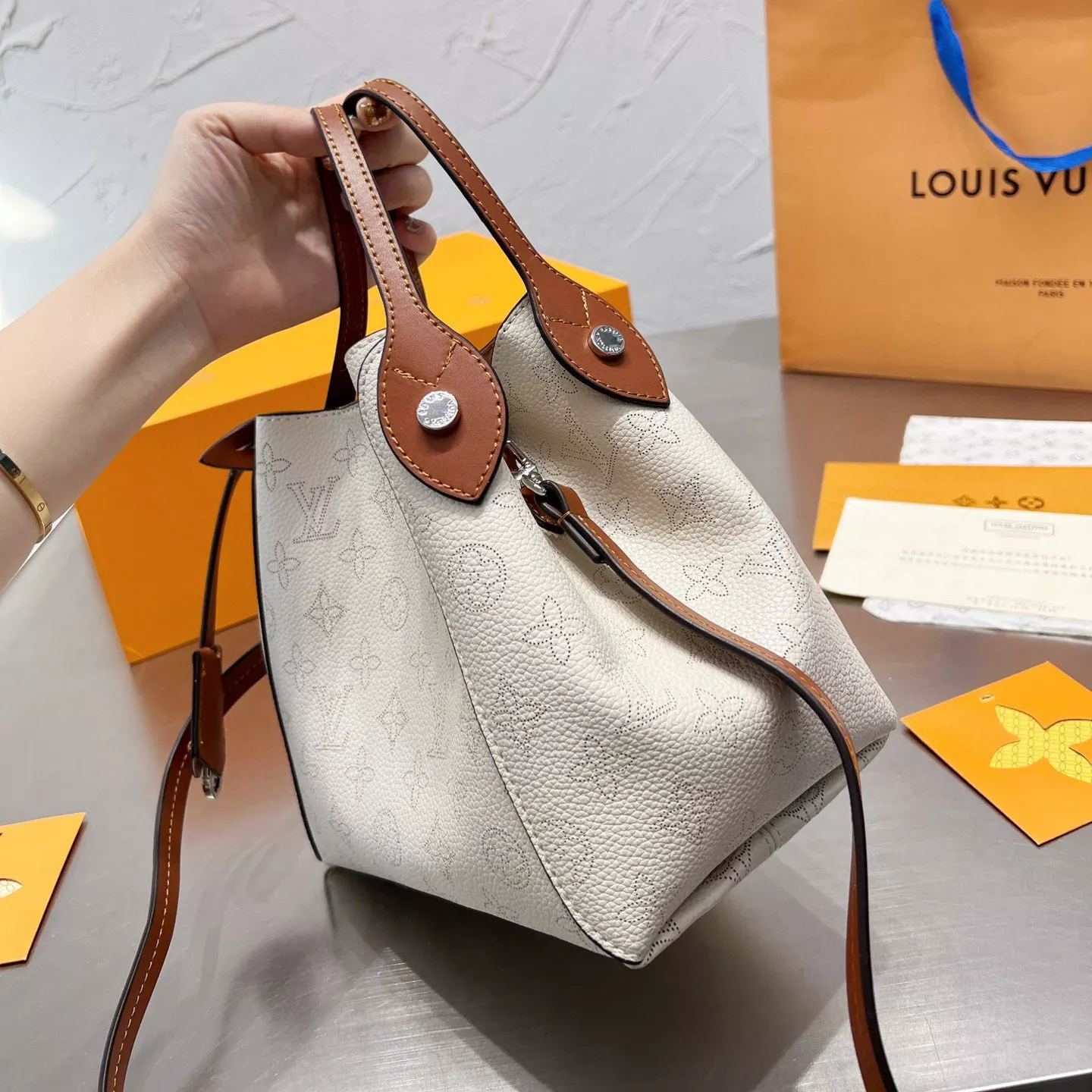 Pm Mahina Series Leather Bag