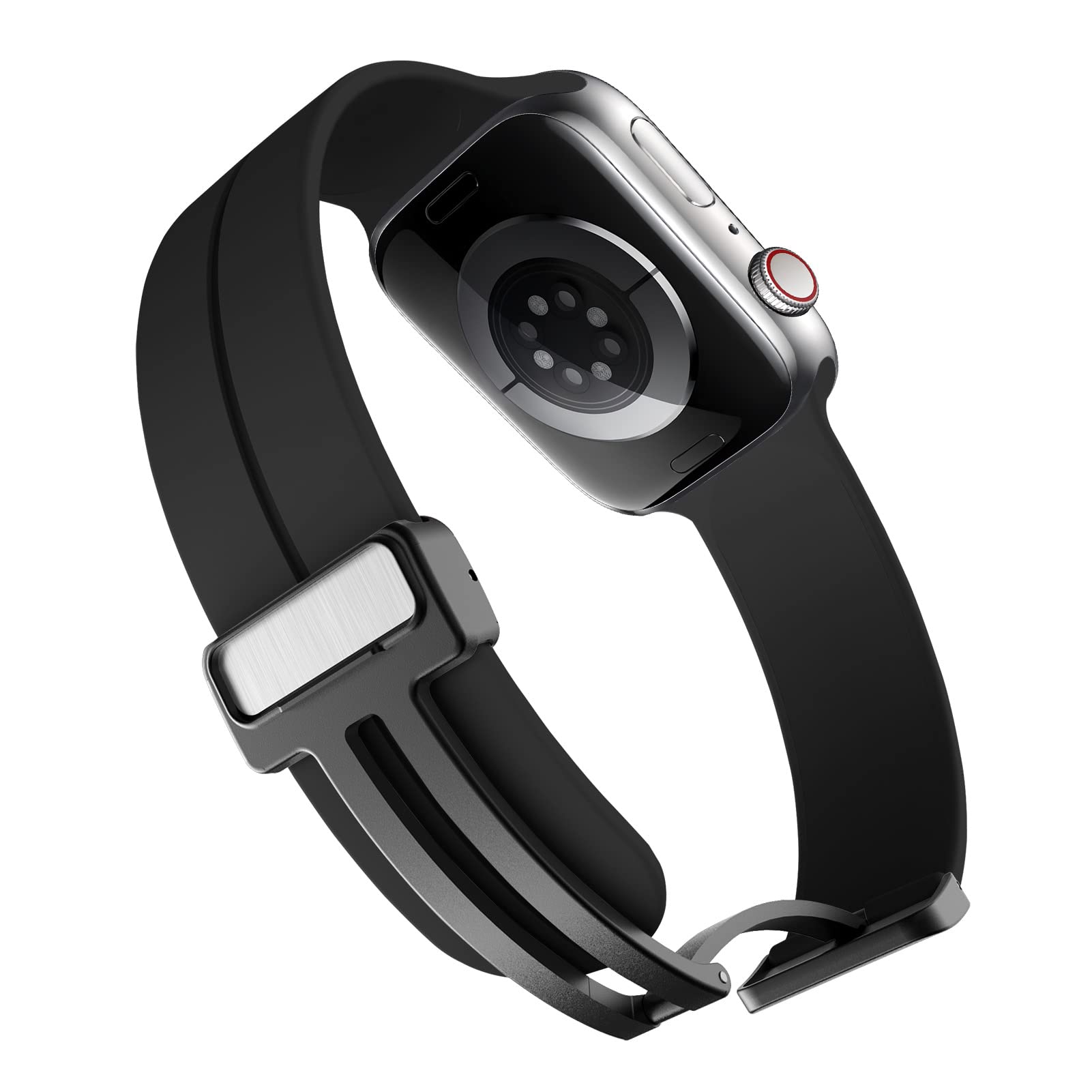 Vertical Stripe Magnetic Silicone Band for Apple Watch