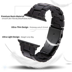 Black Resin Band