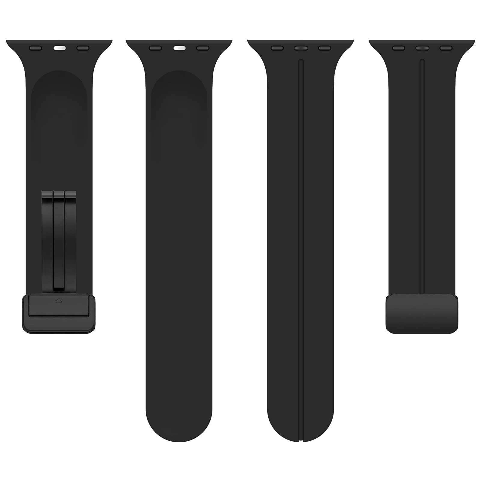 Vertical Stripe Magnetic Silicone Band for Apple Watch