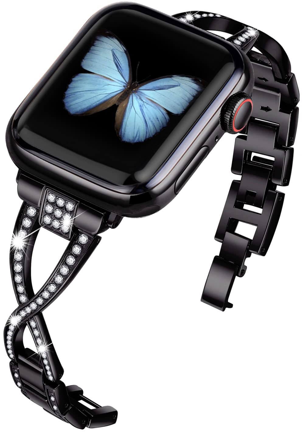 X Bling Metal Bracelet iwatch Bands