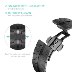 Black Stainless Steel Band