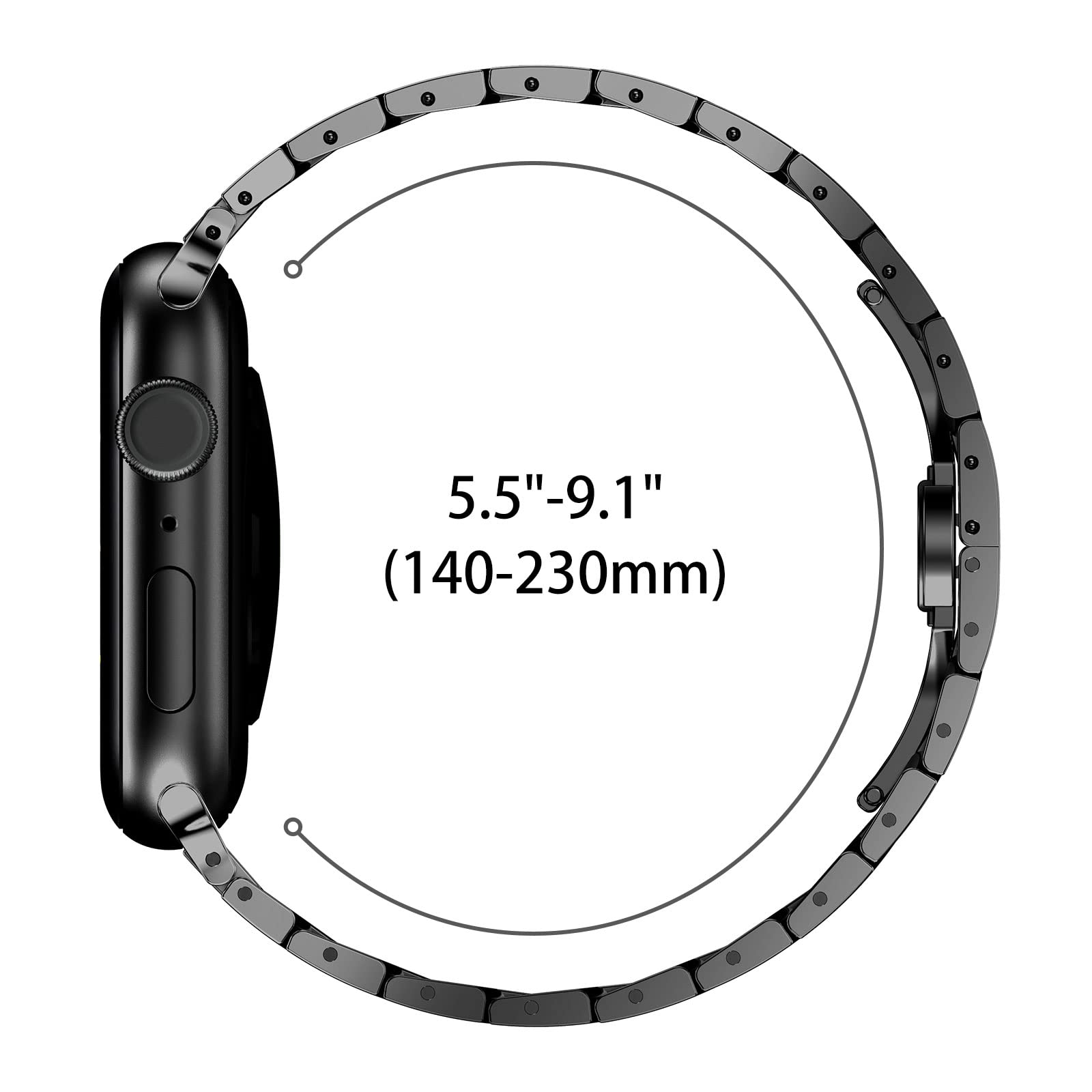 Black Stainless Steel Band