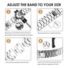 Silver Stainless Steel Band