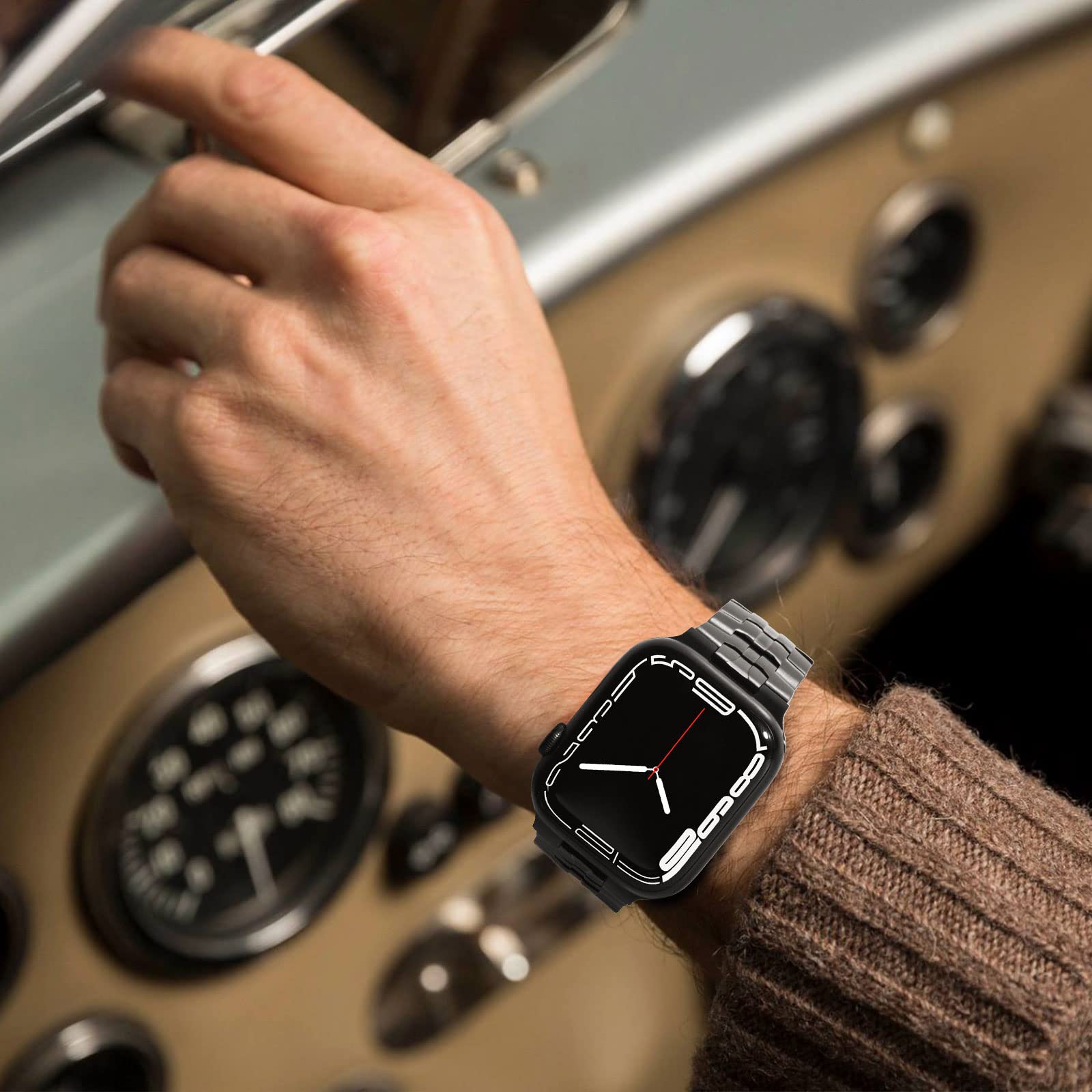 Black Stainless Steel Band