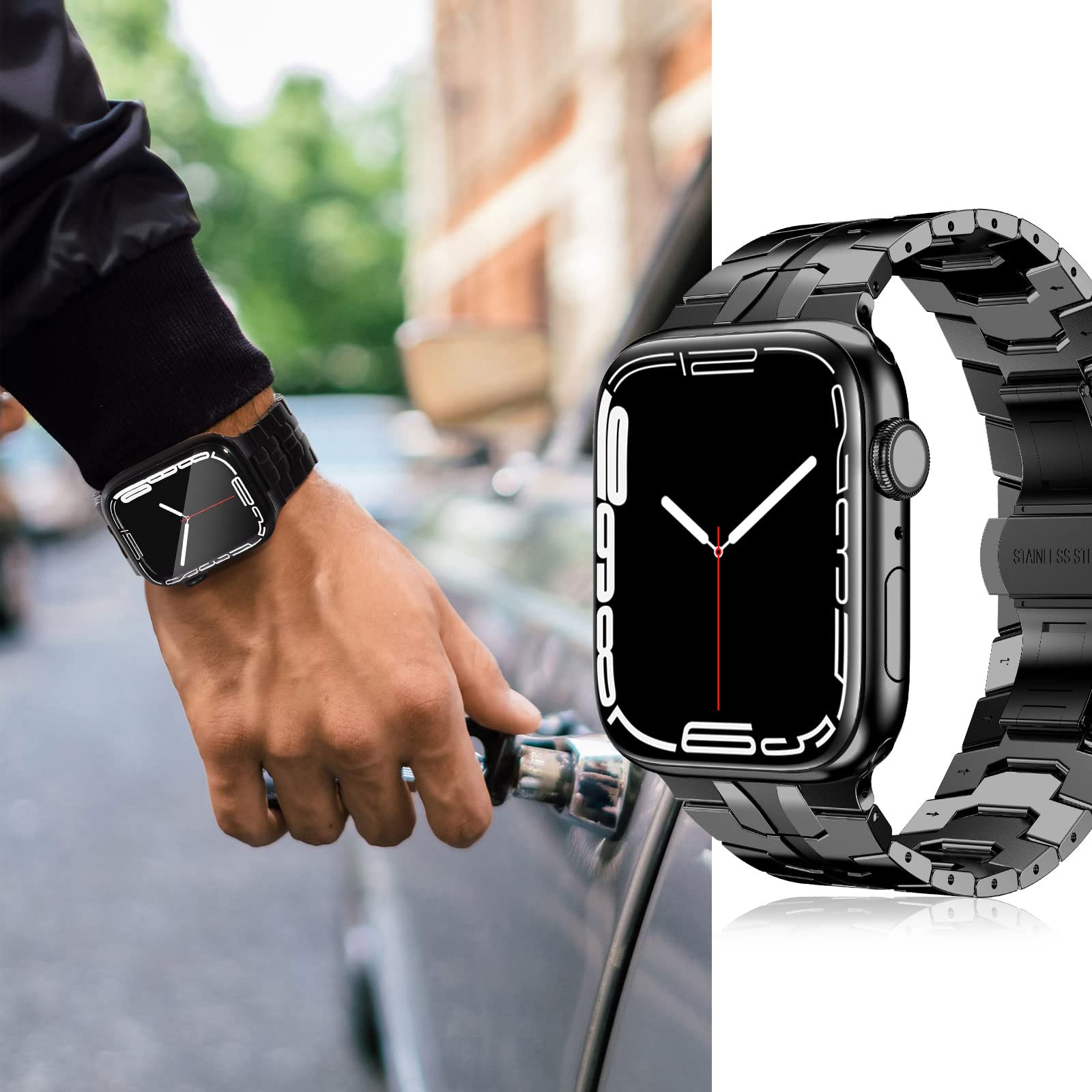 Black Stainless Steel Band