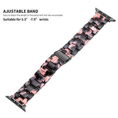 Black Rose Resin Band