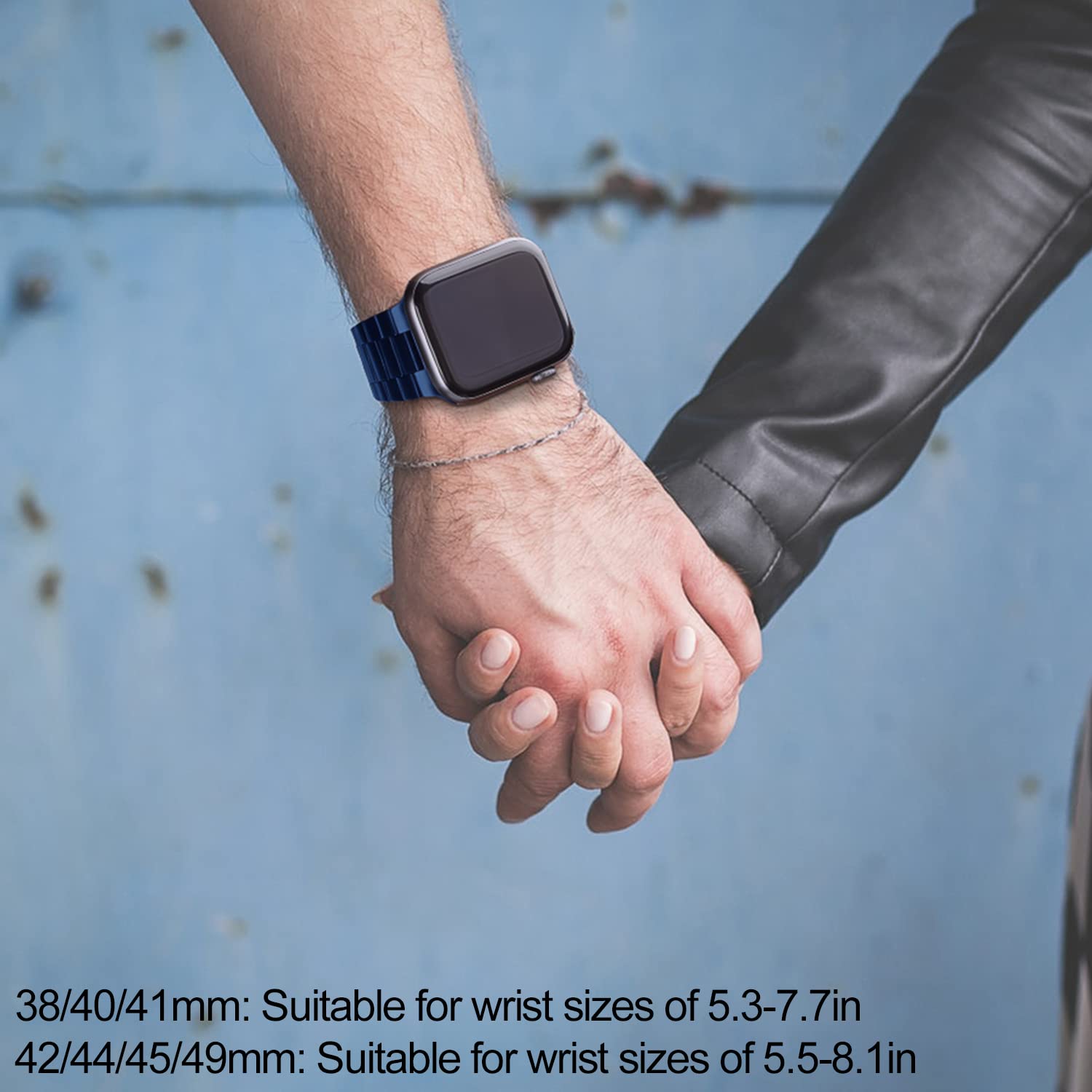 Blue Stainless Steel Bands