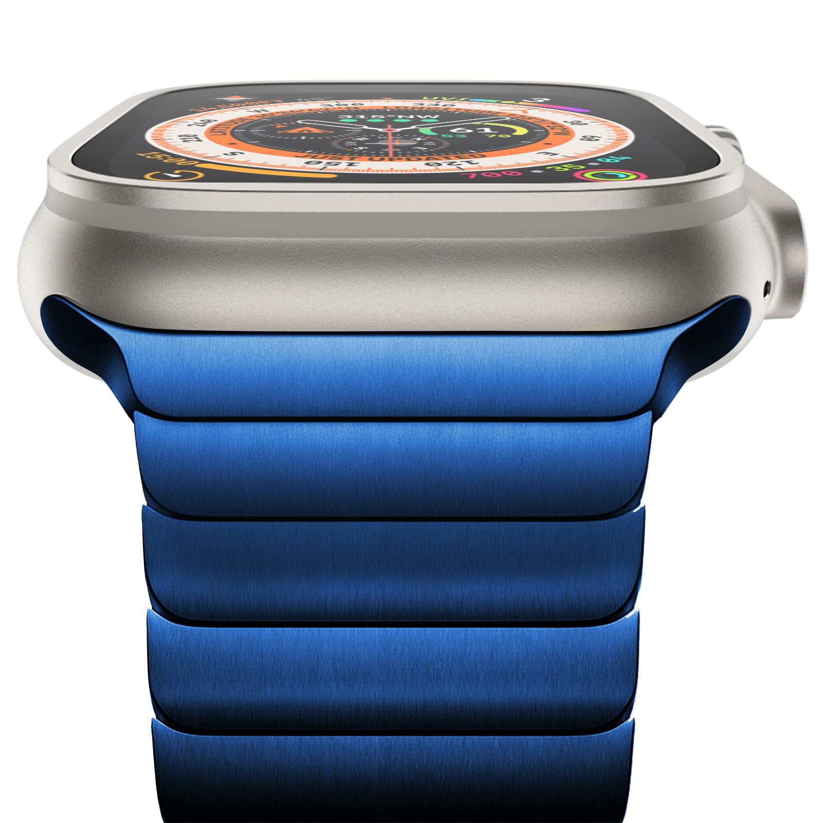 Blue Stainless Steel Band