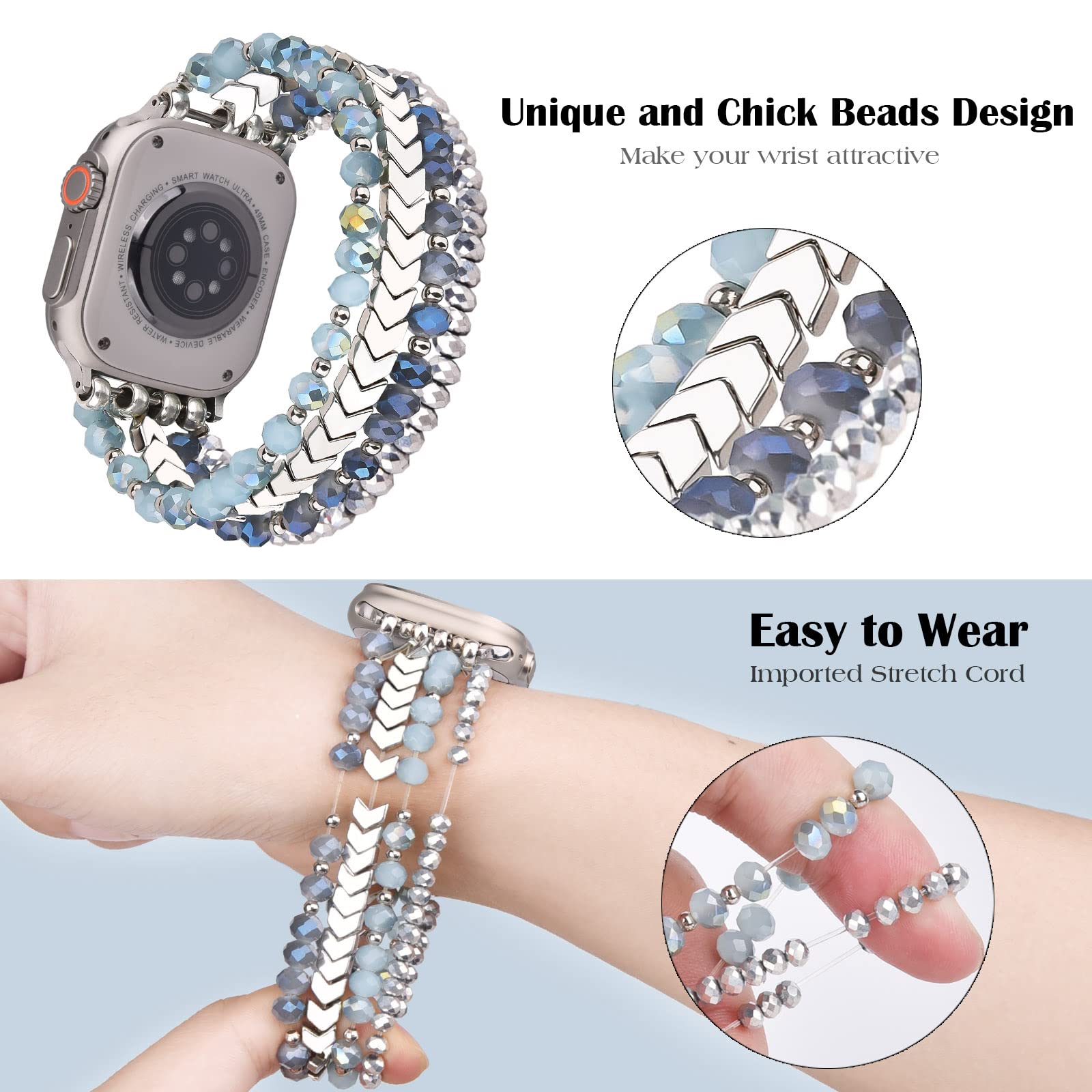 Crystal Beads Bands