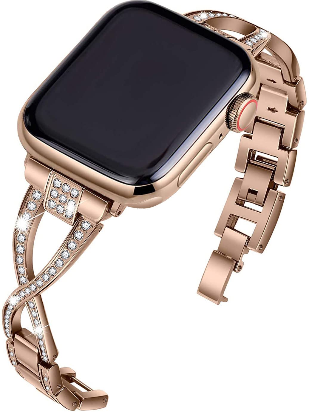 X Bling Metal Bracelet iwatch Bands