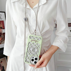 Luxury Hollow Diamond Crossbody Case