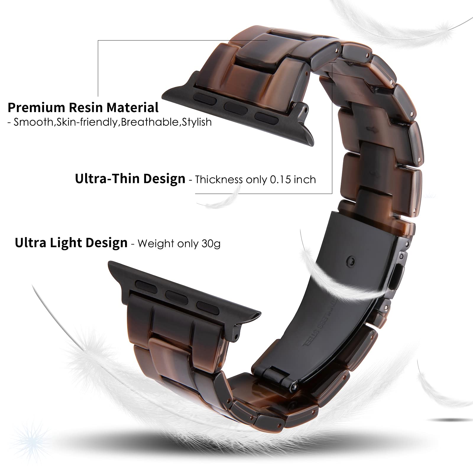Chocolate Resin Band