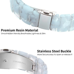 Clear Blue Resin Band