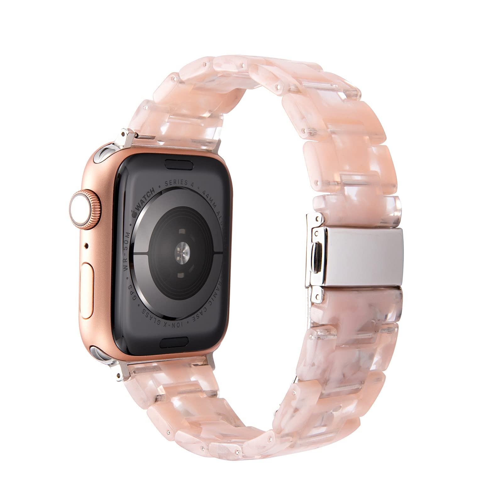 Clear Pink Resin Band