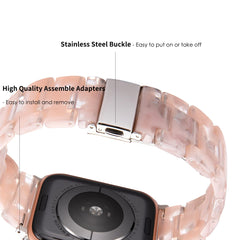 Clear Pink Resin Band