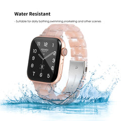 Clear Pink Resin Band