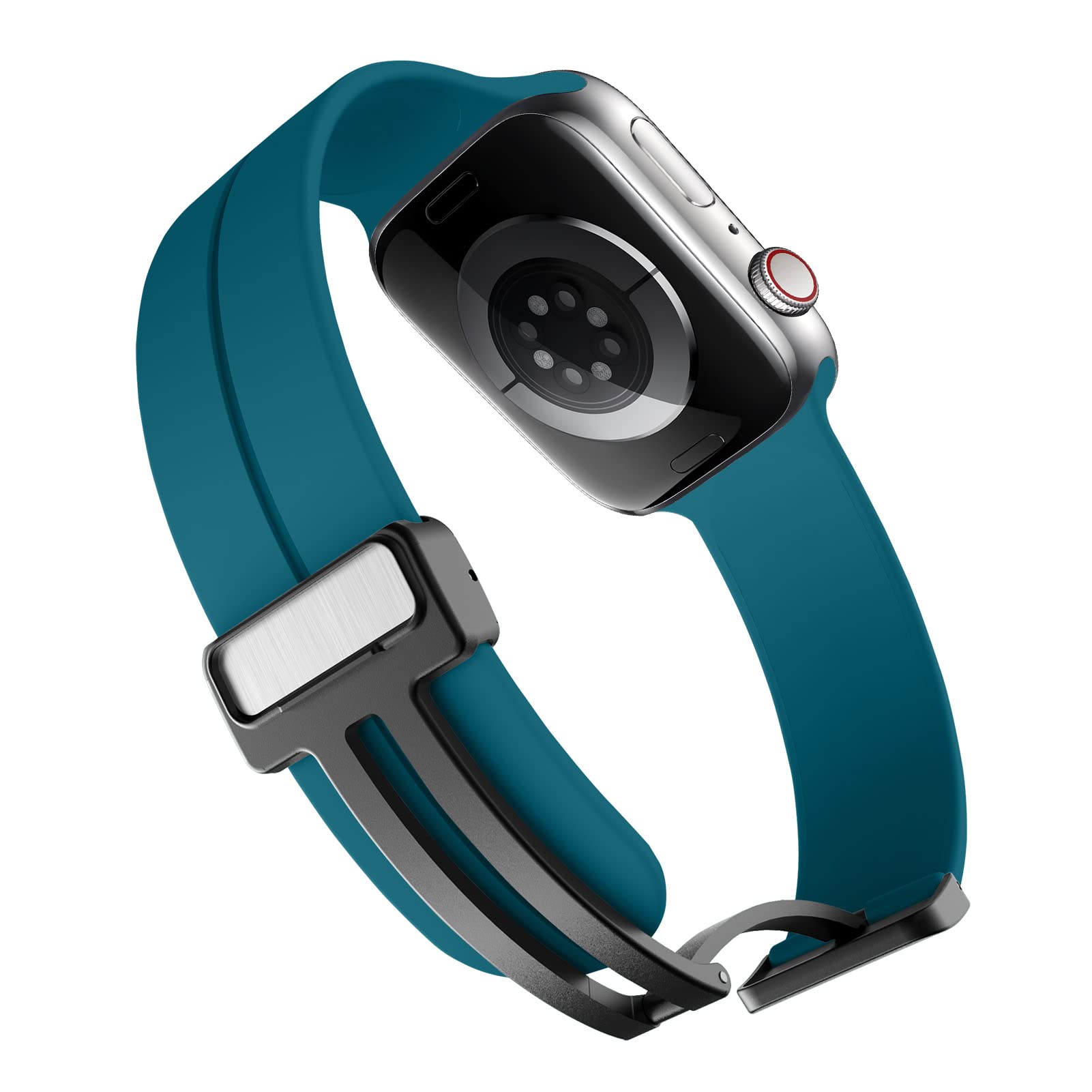 Vertical Stripe Magnetic Silicone Band for Apple Watch