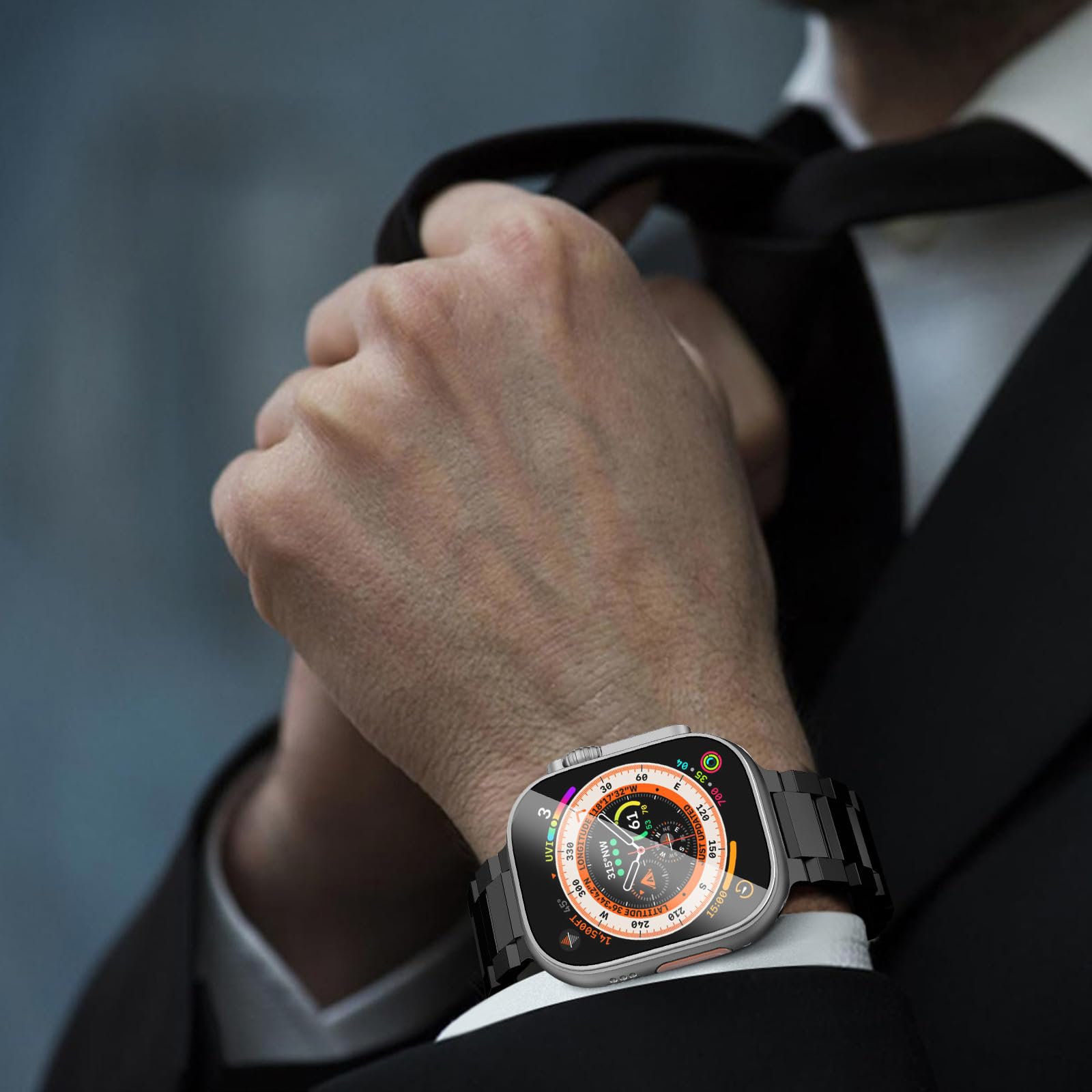 DT-Black Stainless Steel Band