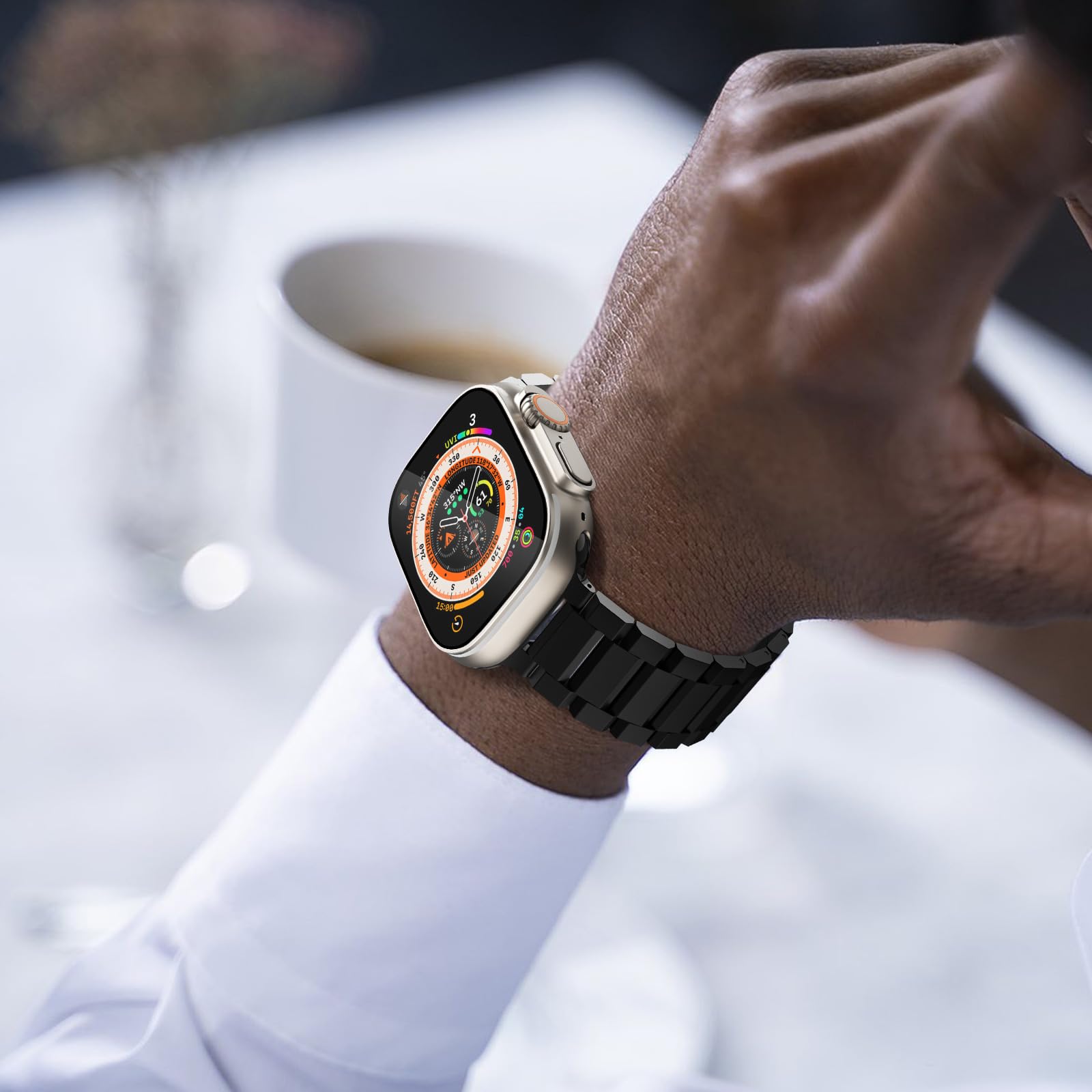 DT-Black Stainless Steel Band
