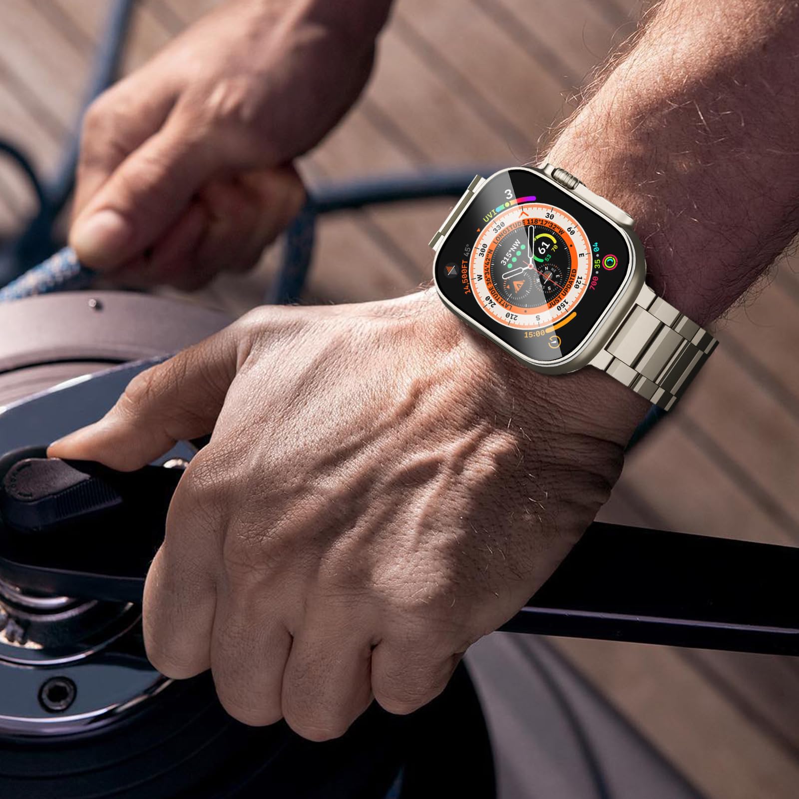 DT-Titanium Stainless Steel Band