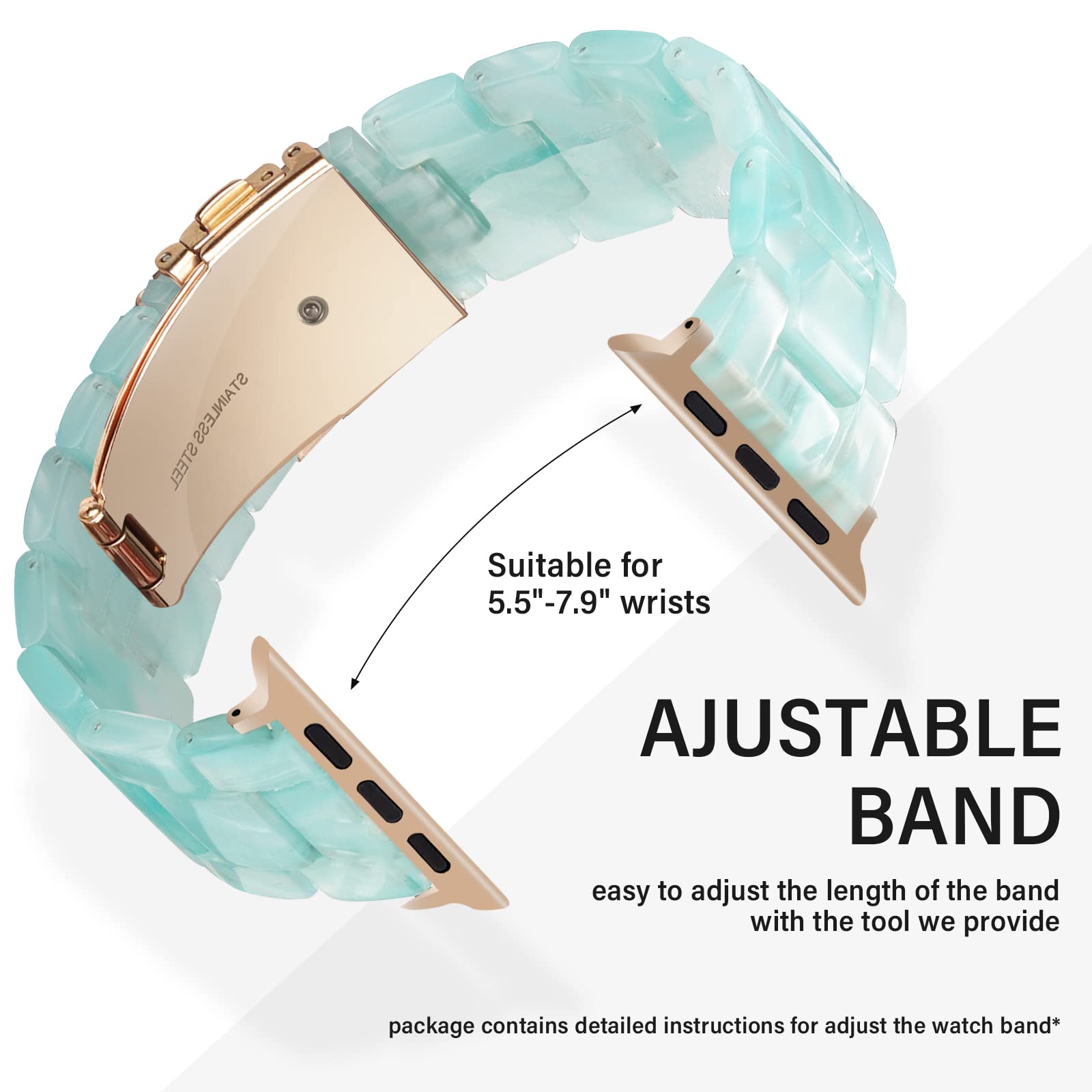 Emerald Green Resin Band