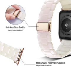 Sequin Pink Resin Band