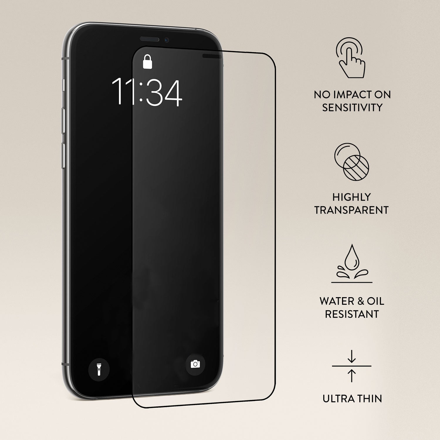 iPhone Full Screen Tempered Glass