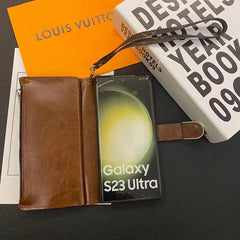 High Quality Leather Wallet Samsung Case