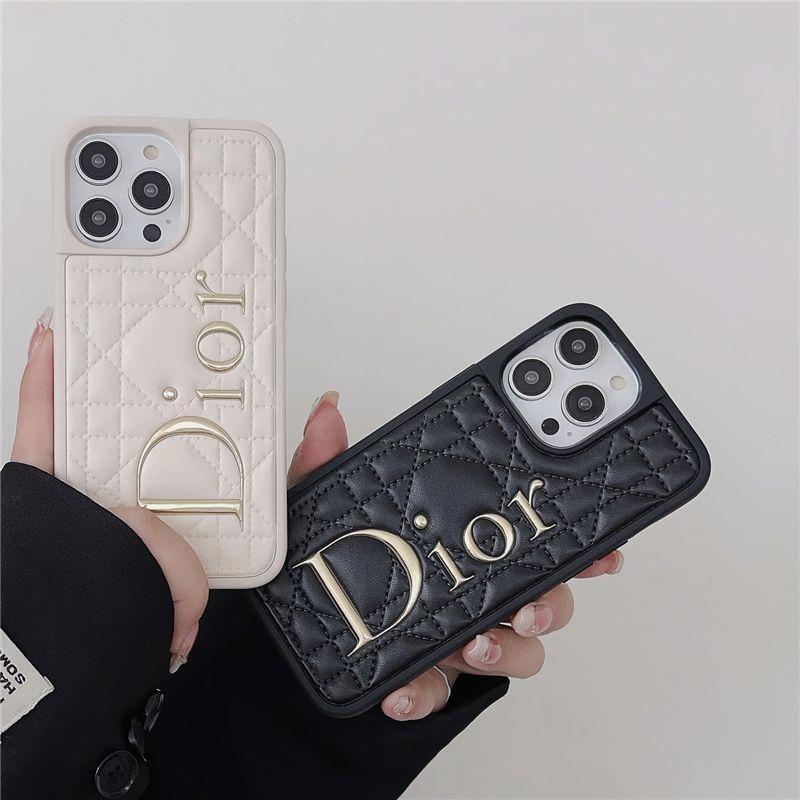 Soft Leather Gold Stamped Letters Case