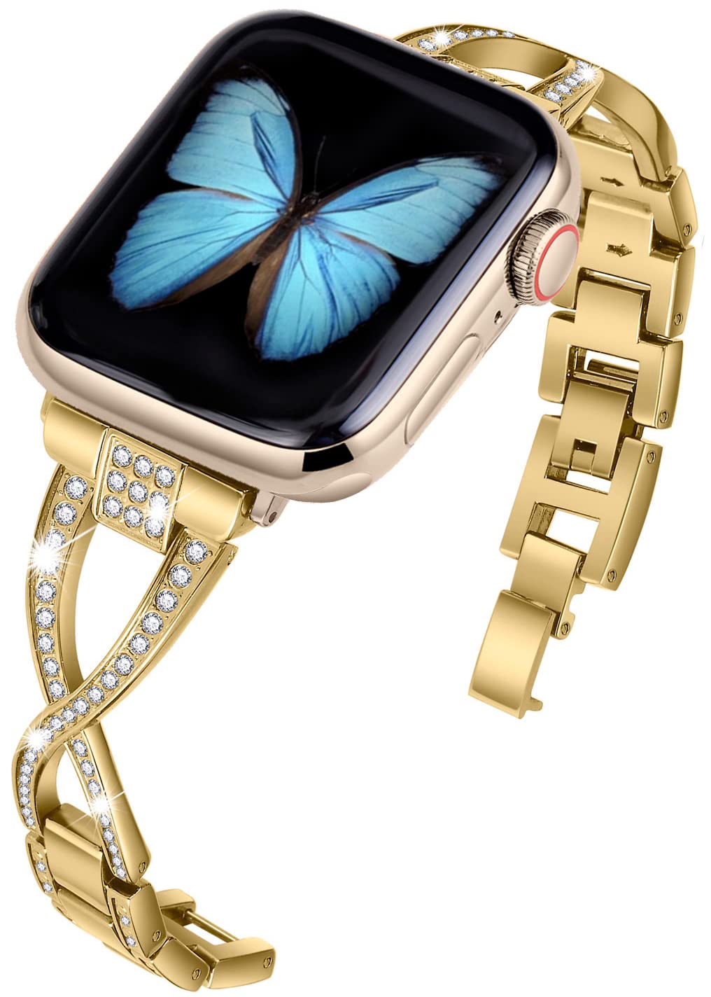 X Bling Metal Bracelet iwatch Bands