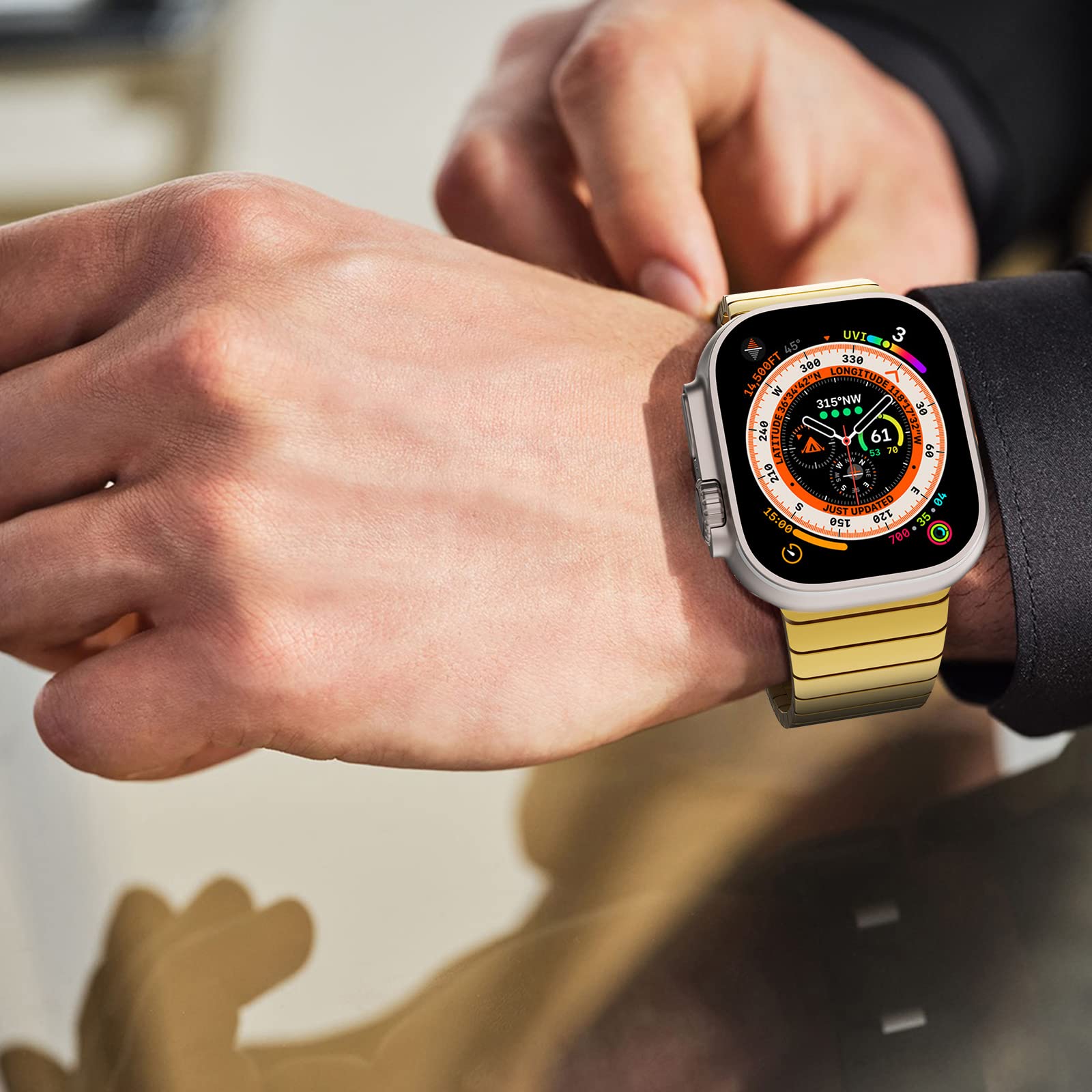 Gold Stainless Steel Band