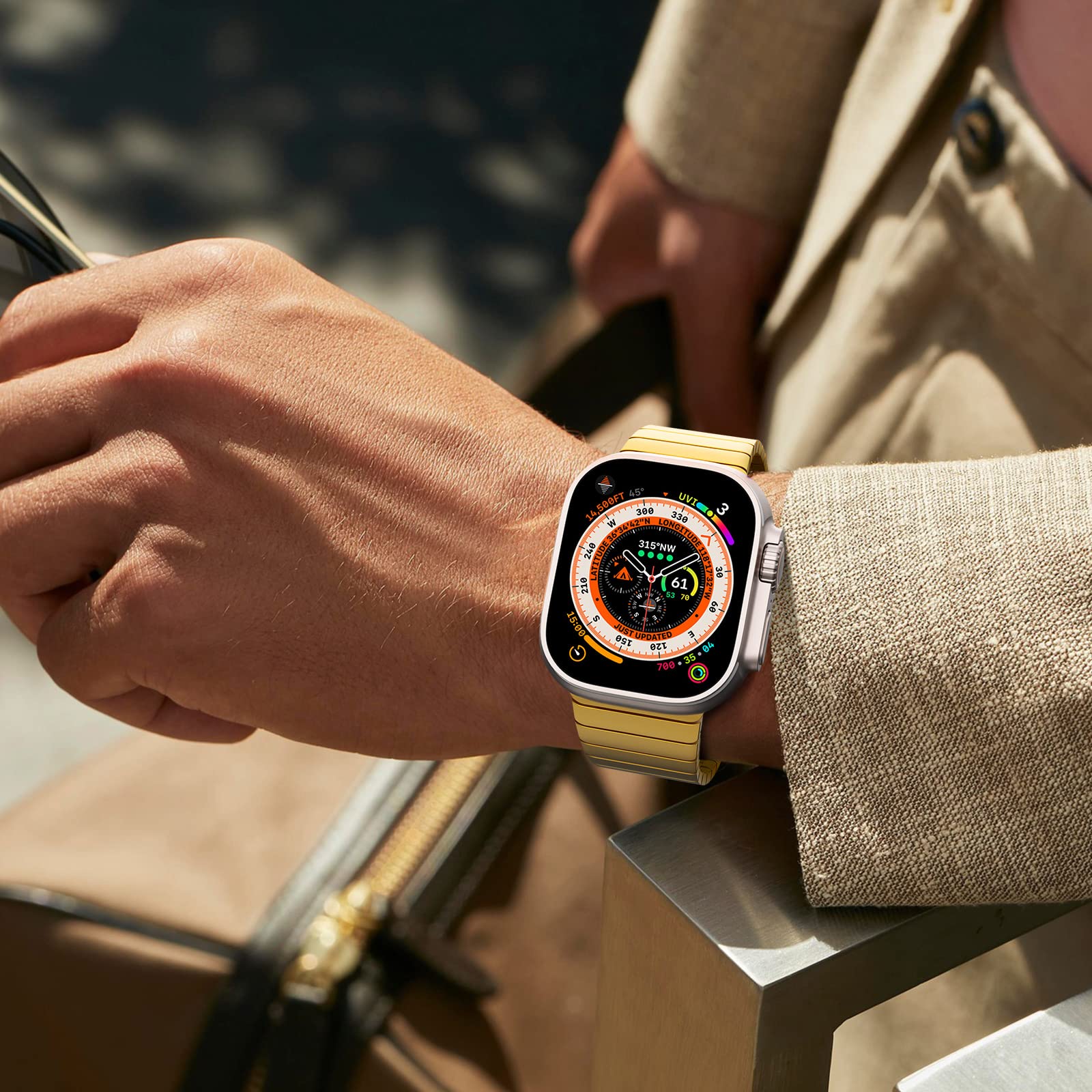 Gold Stainless Steel Band