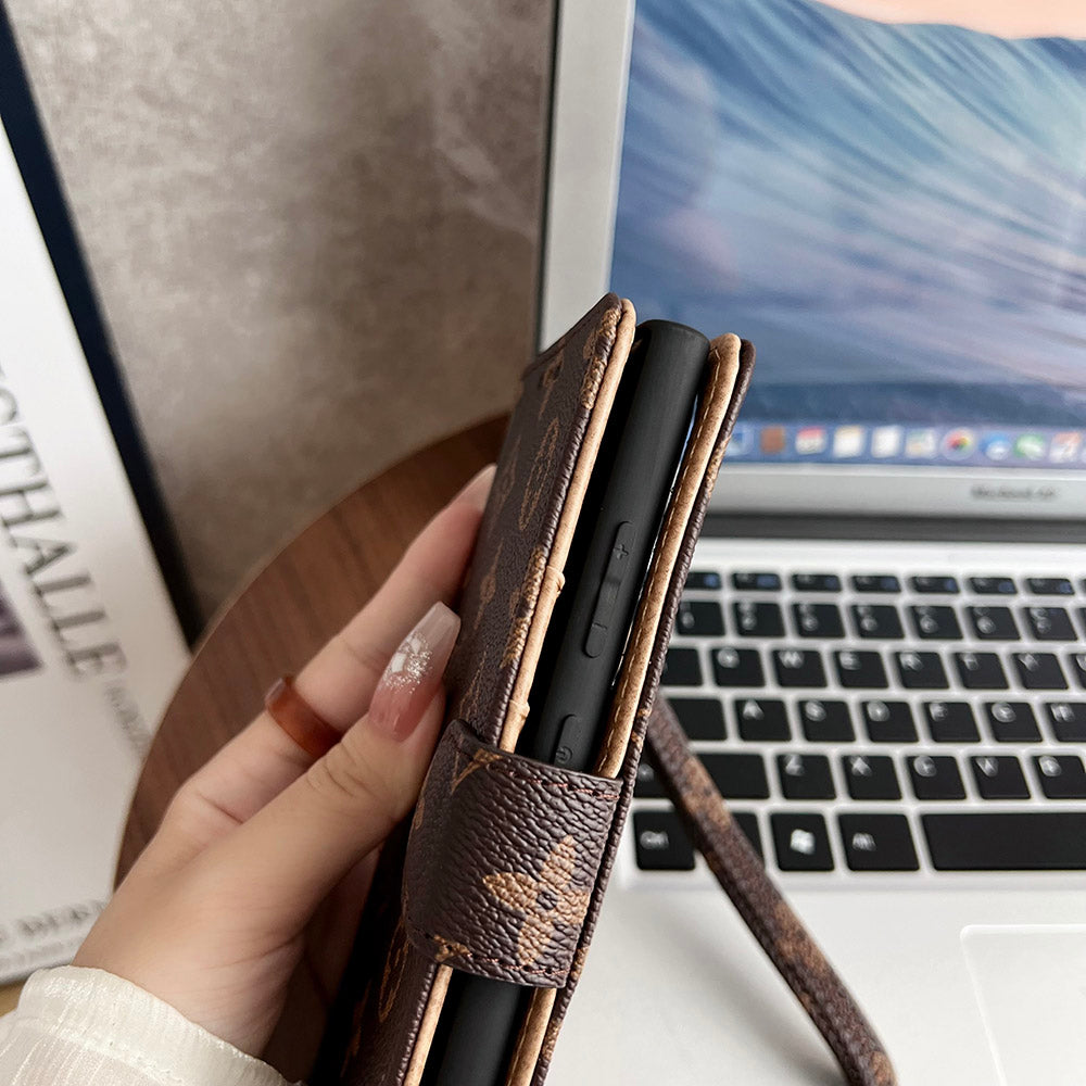Premium Leather Wallet Samsung Case