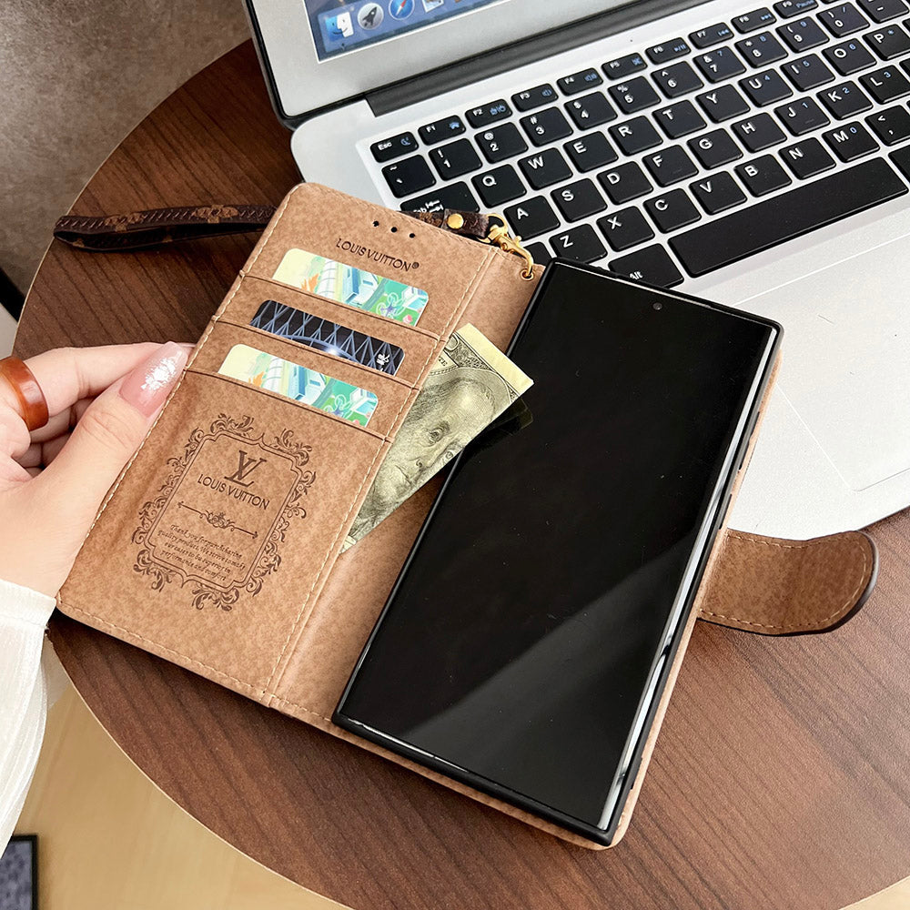 Premium Leather Wallet Samsung Case