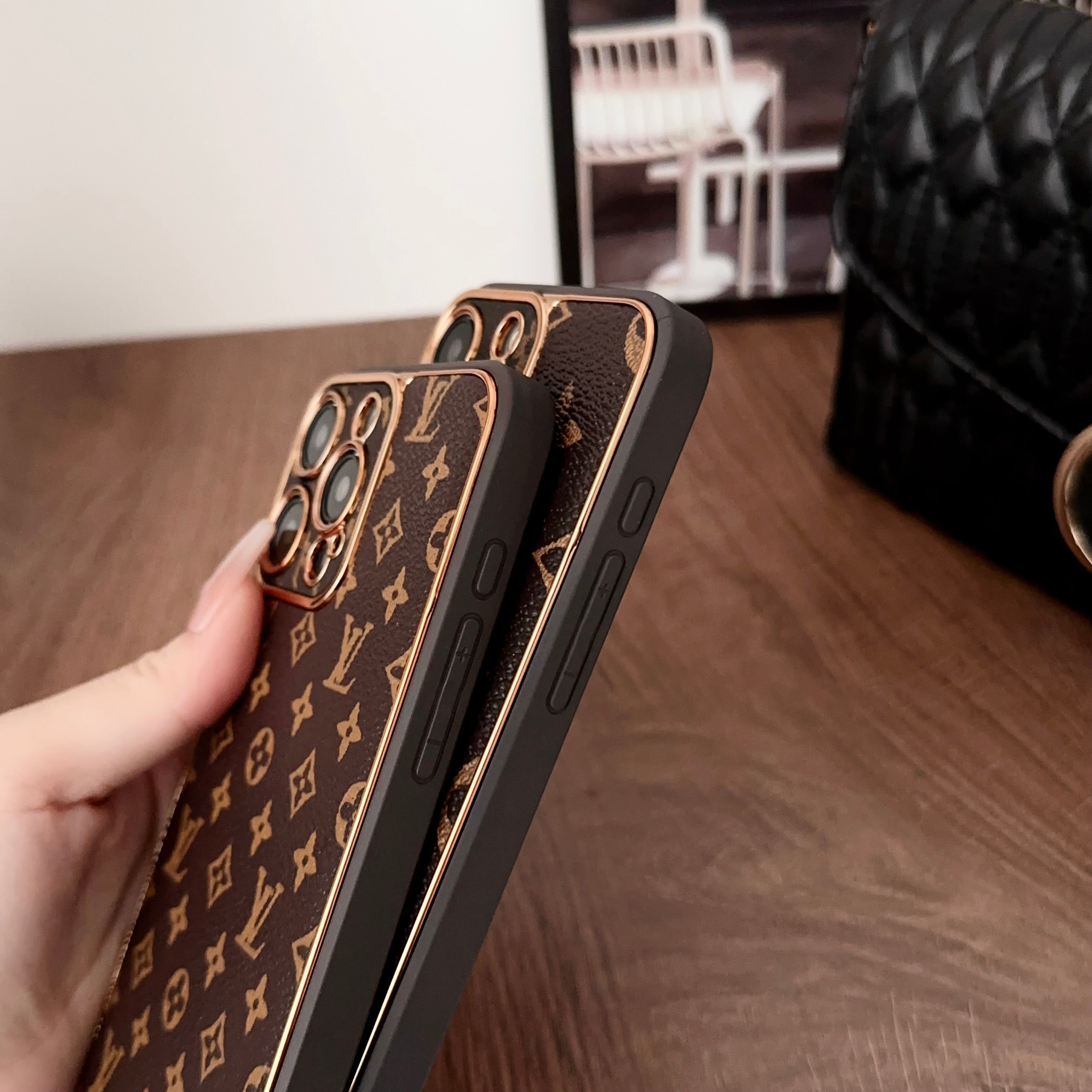 Vintage Embossed Letter Case