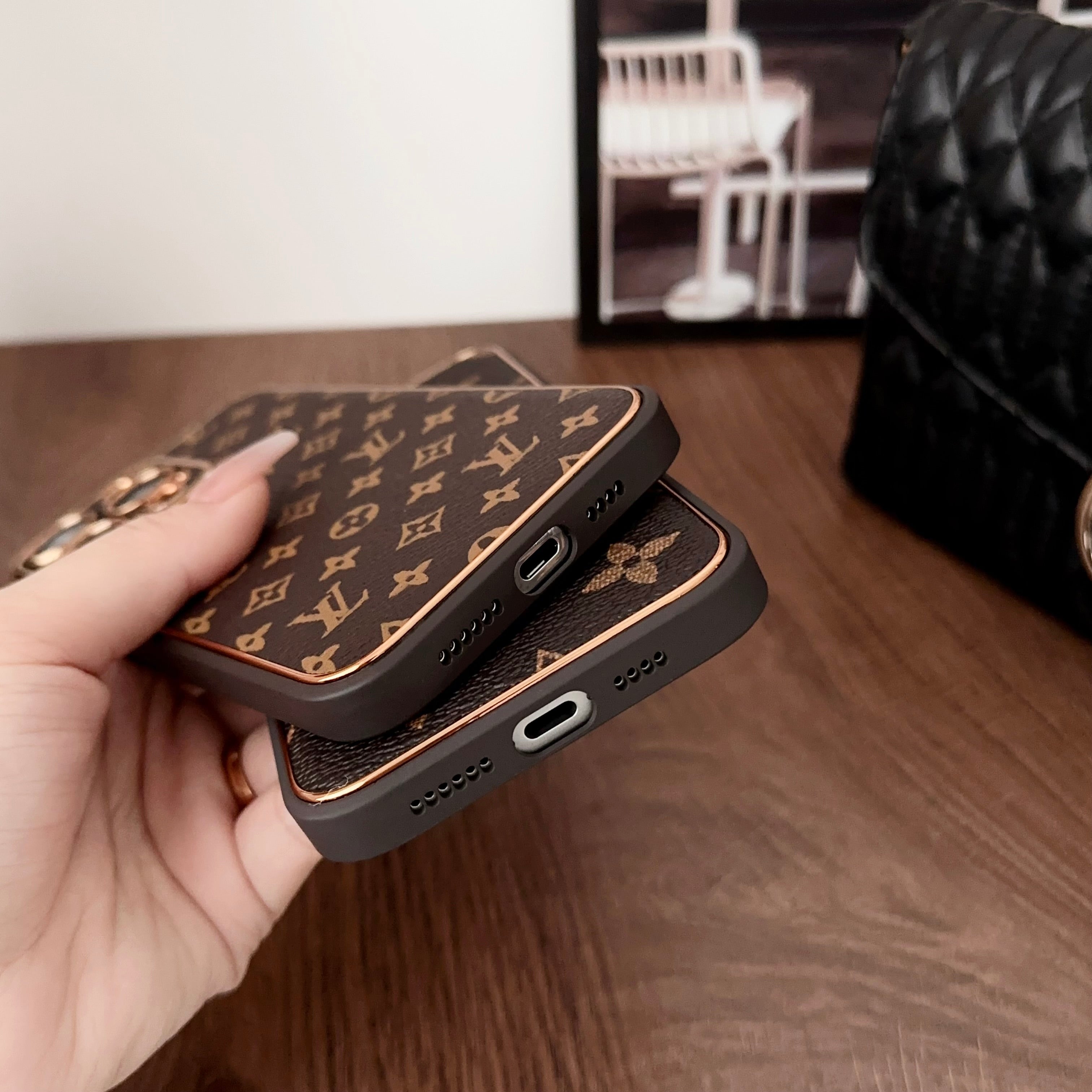 Vintage Embossed Letter Case