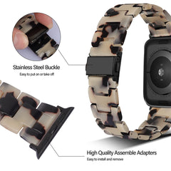 Ink White Resin Band
