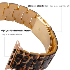 Leopard Print Resin Band