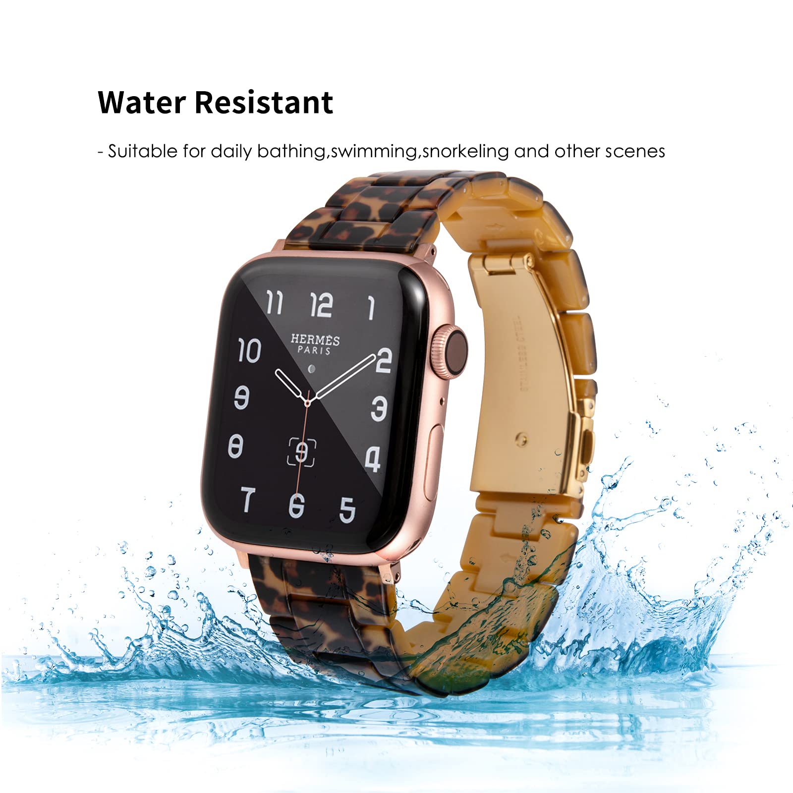 Leopard Print Resin Band