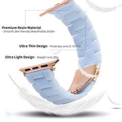 Pearl Blue Resin Band
