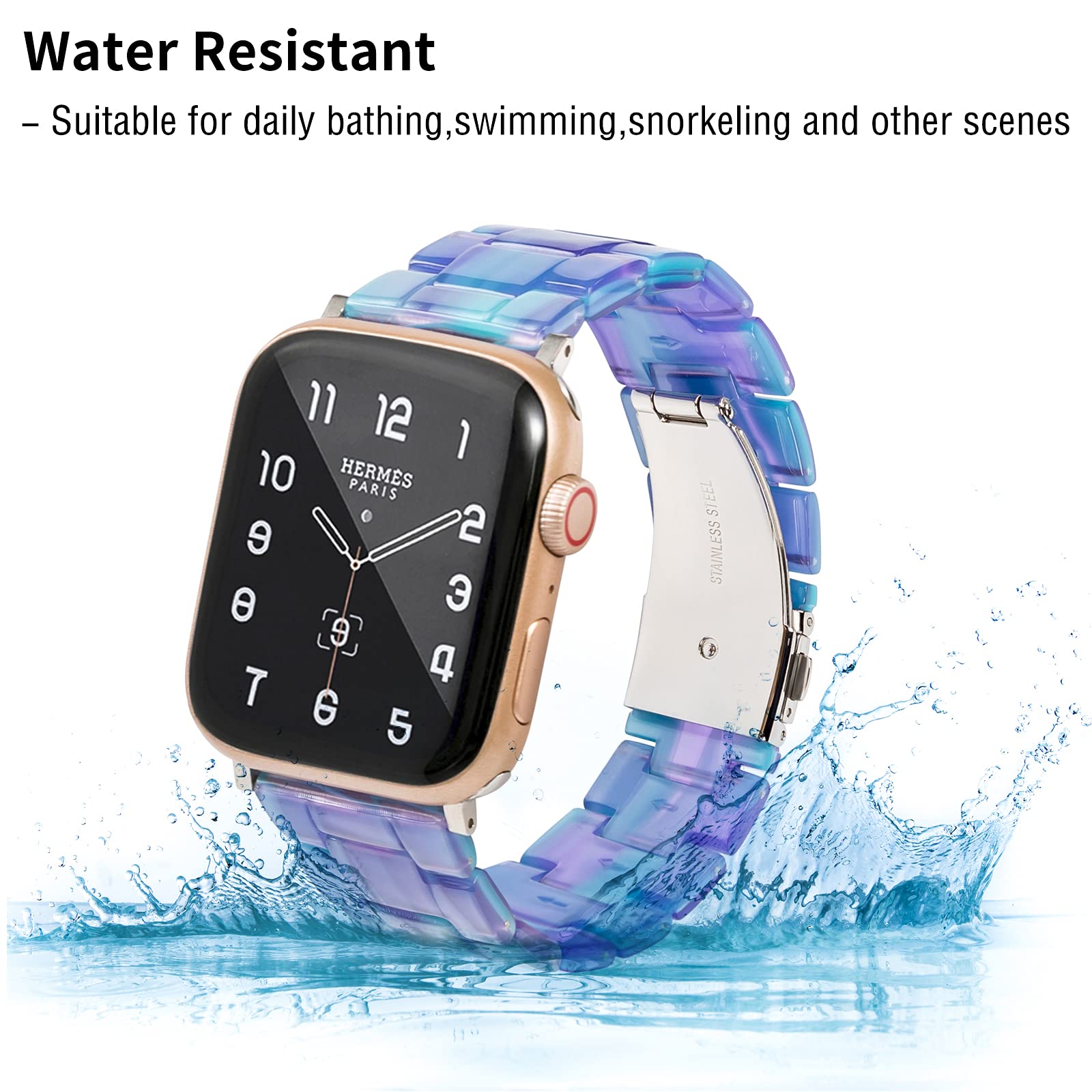 Fantasy Blue Resin Band