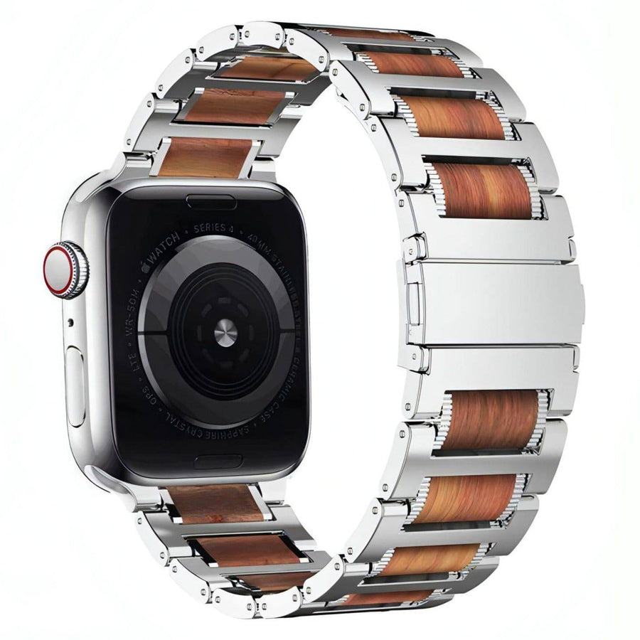 PHILOS WOODEN STAINLESS BAND