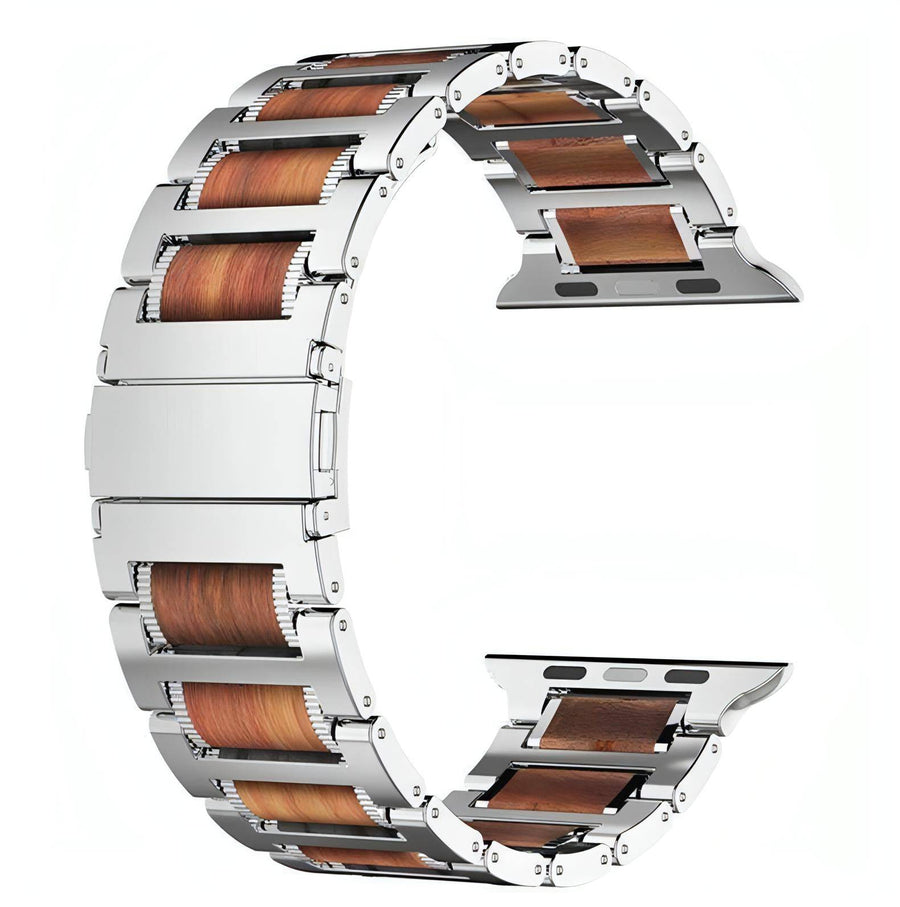 PHILOS WOODEN STAINLESS BAND