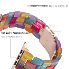 Rainbow Resin Band