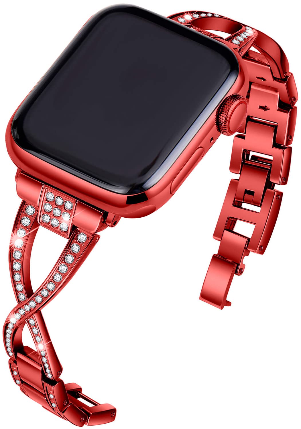 X Bling Metal Bracelet iwatch Bands